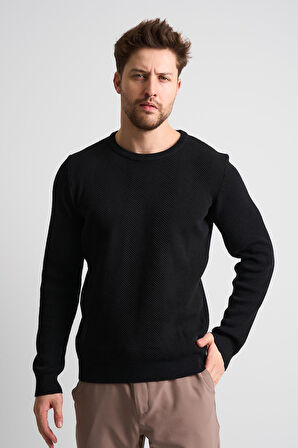 ALEXANDERGARDI Dokulu Erkek Triko Kazak (ET-3636-Y)