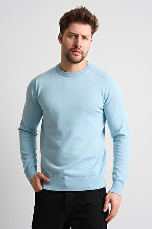 ALEXANDERGARDI Bisiklet Yaka Basic Triko Kazak