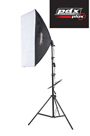 PDX 50x70cm Softbox, Tek Duylu, Ayaklı Set