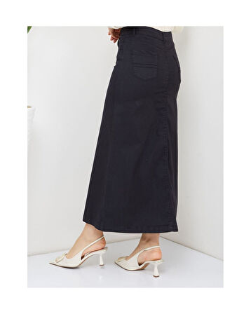 Ara Boy Likralı Gabardin Etek  Siyah-971