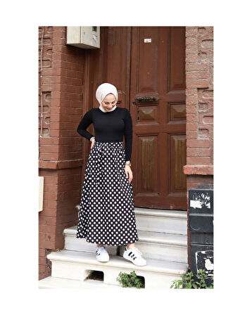 Kuşaklı Mevlana Etek Beyaz-976