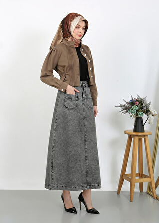 TESETTÜR ETEK Siyah