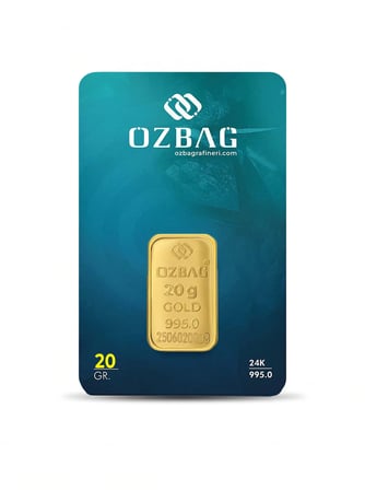 20 Gram 24 Ayar 995 Külçe Altın – Sertifikalı