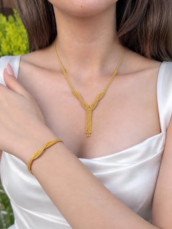 8 Ayar Altın Kalze Set