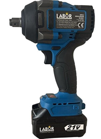 Labor BX-8501 1/2" Darbeli 21V 4.00 AH Çift Akülü 850 NM Çantalı Somun Sökme