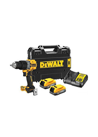Dewalt DCD805E2T-QW 18V 2AH Li-Ion Darbeli Kömürsüz Çift Akülü Matkap