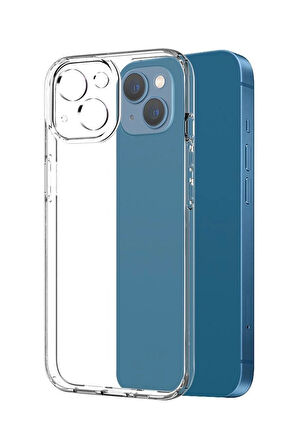 iPhone 13 Şeffaf Kılıf + Cam Ekran Koruyucu Seti