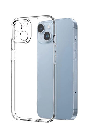 iPhone 14 Şeffaf Kılıf + Cam Ekran Koruyucu Seti