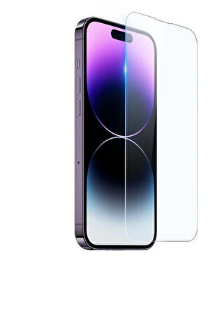 iPhone 14 Pro Şeffaf Kılıf + Cam Ekran Koruyucu Seti