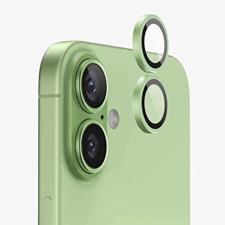 iPhone 17 Kamera Lens Koruyucu ''Safir Cam & Kolay Kurulum'' (Ada Çayı)