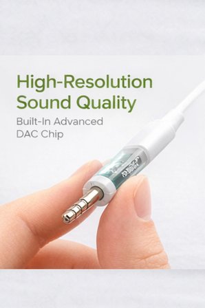 Kulaklık Dönüştürücü Type-c to 3.5mm (tüm telefonlara uyumlu) ''DAC CHIP''