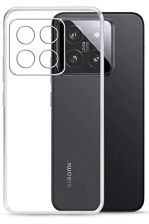 Xiaomi 15 Şeffaf Silikon Kılıf | Cam Ekran Koruyucu Seti (1 Cam 1 Kılıf)