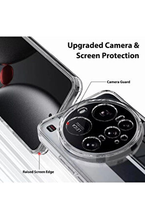 Xiaomi 15 Ultra Şeffaf Silikon Kılıf | Kamera Korumalı Darbe Emici Koruma