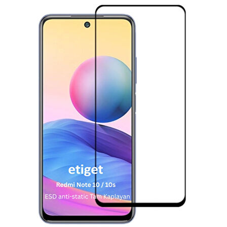 Xiaomi Redmi Note 10 / 10s ESD Cam Ekran Koruyucu 6D GLASS