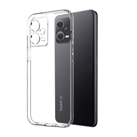 Xiaomi Redmi Note 12 Pro 5G Şeffaf Kılıf + Cam Ekran Koruyucu Seti