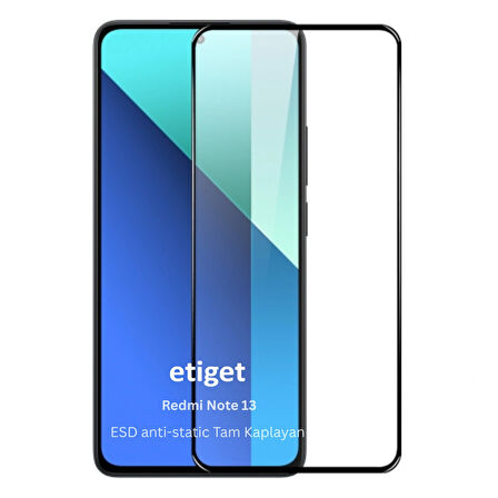 Xiaomi Redmi Note 13 ESD Cam Ekran Koruyucu 6D GLASS
