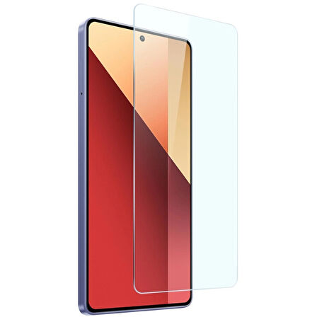 Xiaomi Redmi Note 13 Pro 4G Şeffaf Kılıf + Cam Ekran Koruyucu