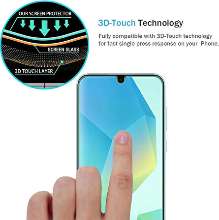 Samsung Galaxy A06 Temperli 9H Cam Ekran Koruyucu