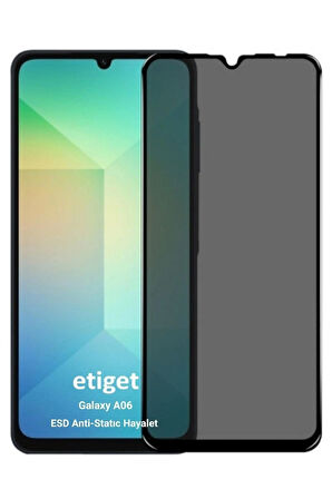 Samsung Galaxy A06 ”ESD ANTI-STATIC” Hayalet Cam Ekran Koruyucu