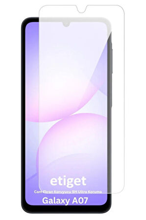 Samsung Galaxy A07 Cam Ekran Koruyucu – 9H Ultra Koruma Temperli Cam