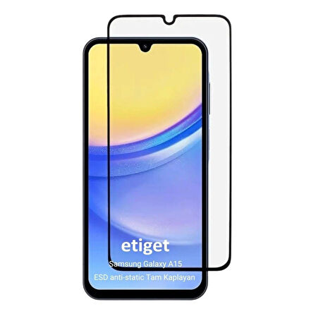 Samsung Galaxy A15 5G ”ESD ANTI-STATIC” Cam Ekran Koruyucu 6D GLASS