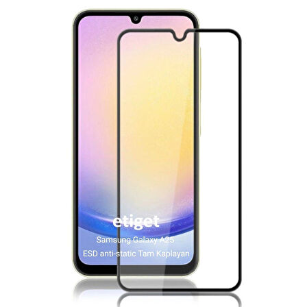 Samsung Galaxy A25 ”ESD ANTI-STATIC” Cam Ekran Koruyucu 6D GLASS