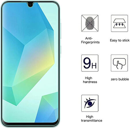 Samsung Galaxy A26 Temperli 9H Cam Ekran Koruyucu (2 ADET)