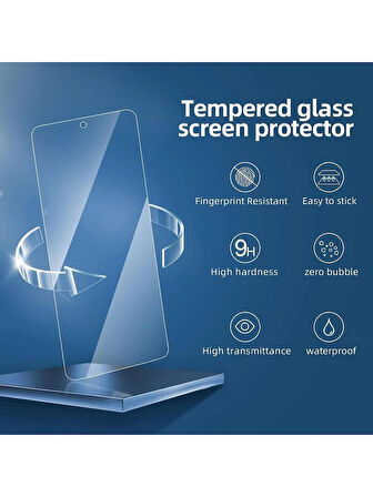 Samsung Galaxy A56 5g Şeffaf Silikon Kılıf + Cam Ekran Koruyucu Seti (1 KILIF + 1 CAM)