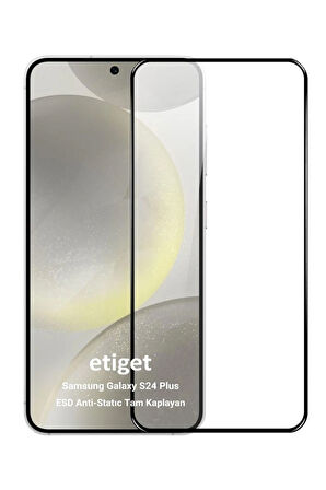 Samsung Galaxy S24 Plus ”ESD ANTI-STATIC” Cam Ekran Koruyucu 6D GLASS