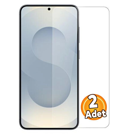 Samsung Galaxy S25 Edge Temperli 9H Cam Ekran Koruyucu (2 ADET)