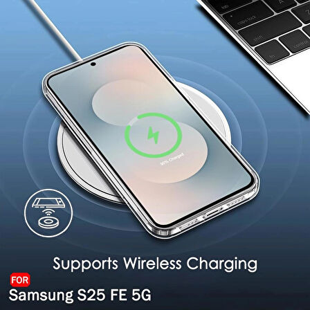 Samsung Galaxy S25 FE Şeffaf Silikon Kılıf / Kamera Yeri Korumalı