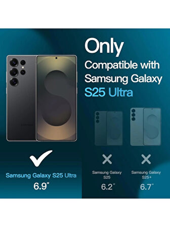 Samsung Galaxy S25 Ultra Cam Ekran Koruyucu 9H Ultra Koruma (2 Adet)
