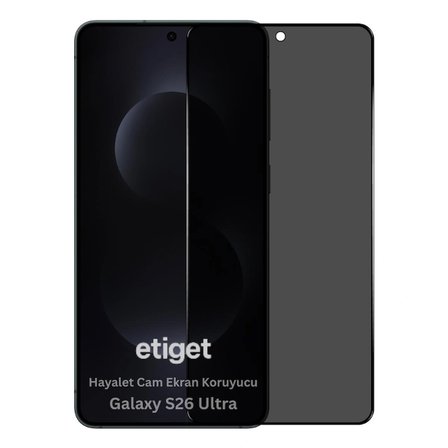 Samsung Galaxy S26 Ultra Hayalet Cam Ekran Koruyucu Anti-static
