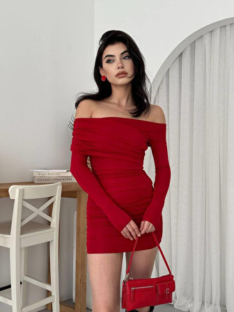 Tefs Straplez Elbise