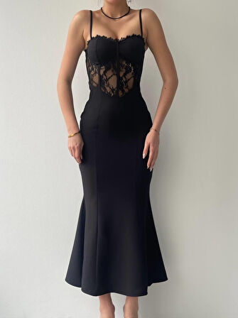 Begonia İp Askılı Elbise