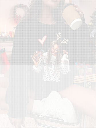 Kadın Uzun Kollu Bisiklet Yaka Desenli Viskon Iki Iplik Bluz