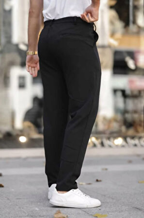 Erkek Beli Bağcıklı Jogger Pantolon