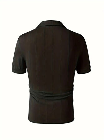 Erkek Kısa Kollu Polo Yakalı Triko Tshirt