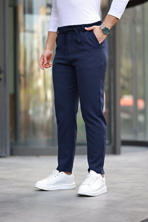 Erkek Beli Bağcıklı Jogger Pantolon