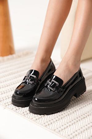 Terry Rugan Siyah Kadın Loafer
