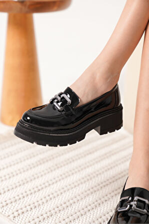 Terry Rugan Siyah Kadın Loafer
