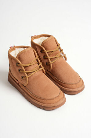 Daria Kadın Kışlık Taba İçi Kürklü Bot