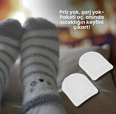 Hot-Comfort 8 Saat Etkili Ayak Isıtıcı Pad 2x2'li Paket
