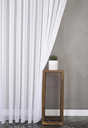 Massarelli Etamin Tül Beyaz 1-3 Sık Pile