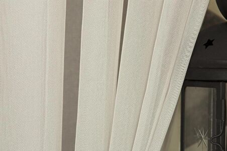 Massarelli Etamin Tül Gümüş Rengi Pilesiz 