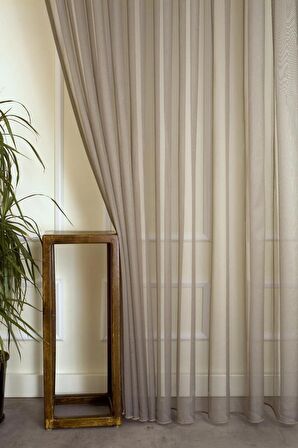 Massarelli Etamin Tül Kahverengi 1-2 Seyrek Pile