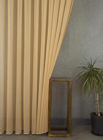 Massarelli Etamin Tül Sarı 1-3 Sık Pile