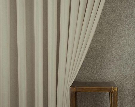 Massarelli Etamin Tül Vizon Rengi 1-3 Sık Pile