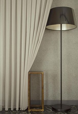 Massarelli Etamin Tül Vizon Rengi Pilesiz 