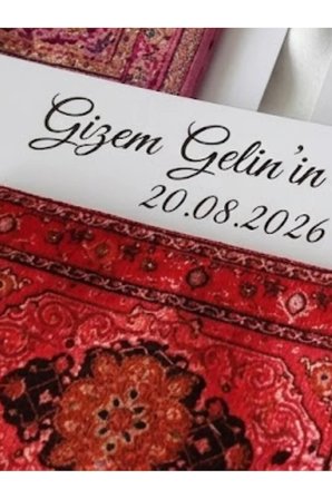 Kişiye Özel Halı Desenli Cüzdan Hediyelik – Gelin Kınası & Nişan Hatırası Mini Cüzdan Kartlı 25 ADET